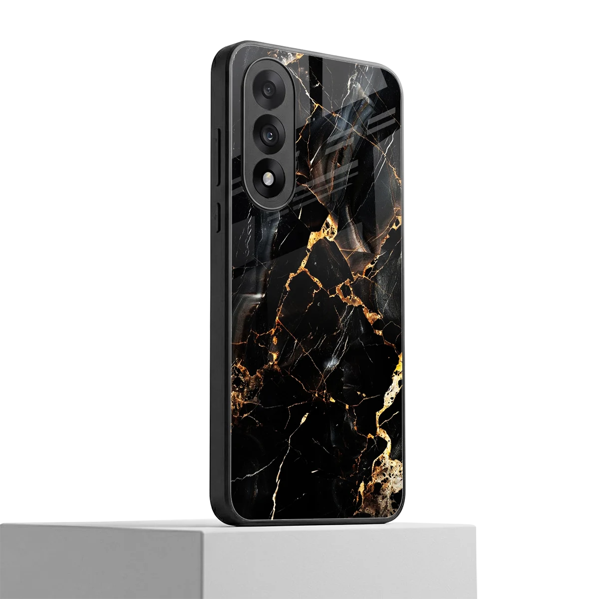 Golden Obsidian oneplus nord 5 mobile cover | shockproof glass phone case