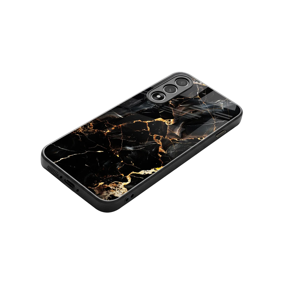 Golden Obsidian stylish phone case for oneplus nord 5 | glossy glass and slim fit