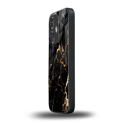 Golden Obsidian oneplus nord ce 3 mobile cover | shockproof glass phone case
