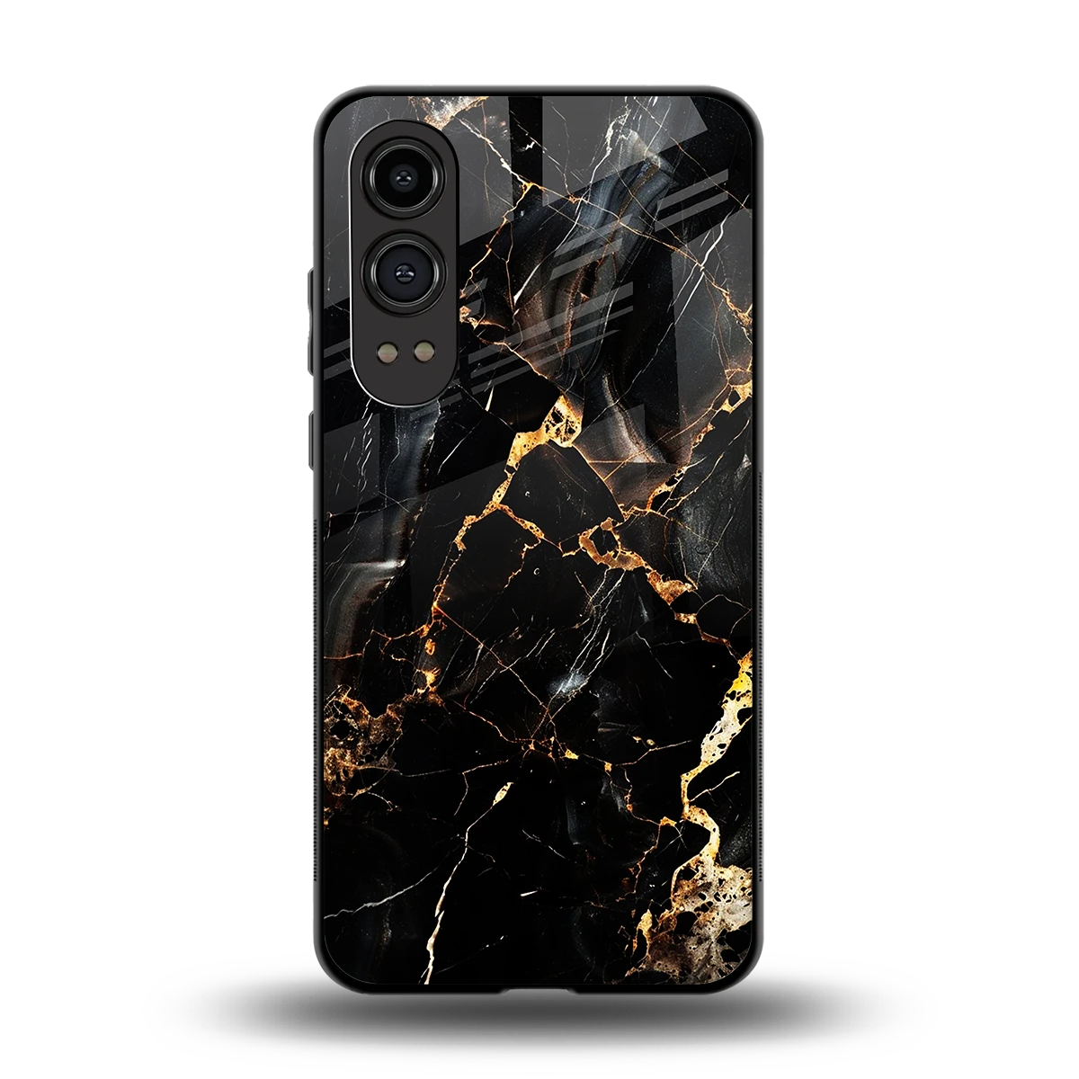 Golden Obsidian back phone cover | glass case for oneplus nord ce 4 lite