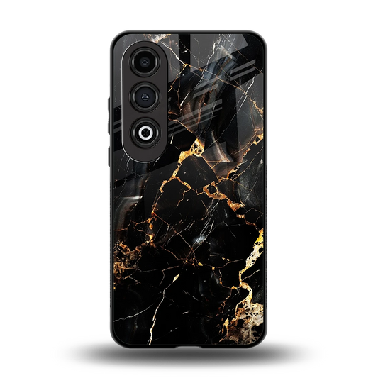 Golden Obsidian back phone cover | glass case for oneplus nord ce 4