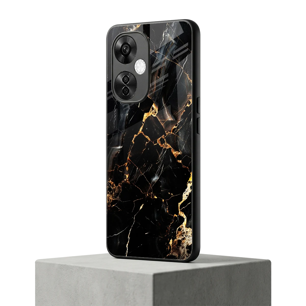 Golden Obsidian oneplus nord ce 3 lite mobile cover | shockproof glass phone case