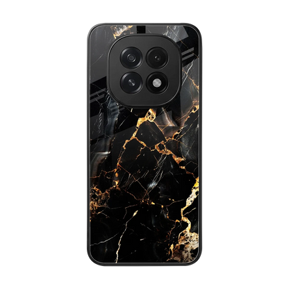 Golden Obsidian back phone cover | glass case for oppo f29 5g