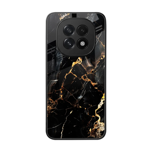 Golden Obsidian back phone cover | glass case for oppo f29 5g