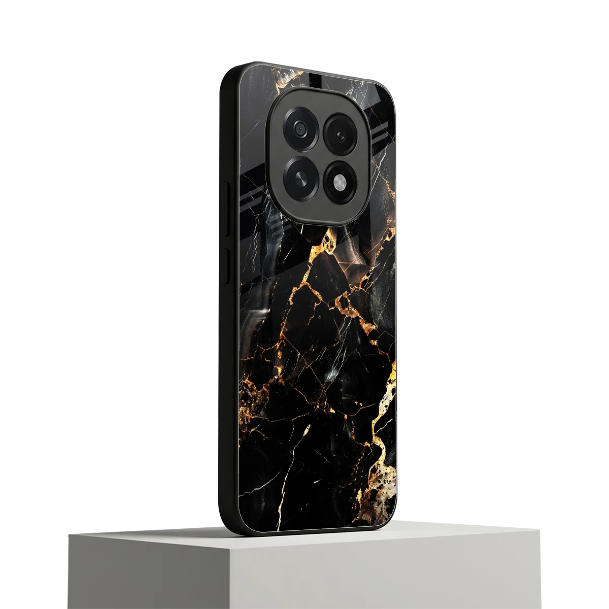 Golden Obsidian oppo f29 5g mobile cover | shockproof glass phone case