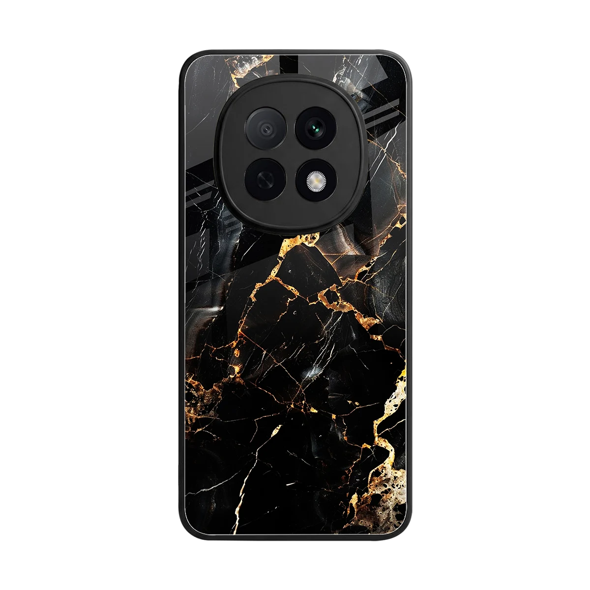 Golden Obsidian back phone cover | glass case for oppo f29 pro 5g