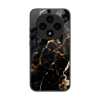 Golden Obsidian back phone cover | glass case for oppo f31 pro 5g