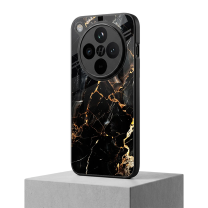 Golden Obsidian oppo find x8 mobile cover | shockproof glass phone case