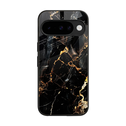 Golden Obsidian back phone cover | glass case for google pixel 10