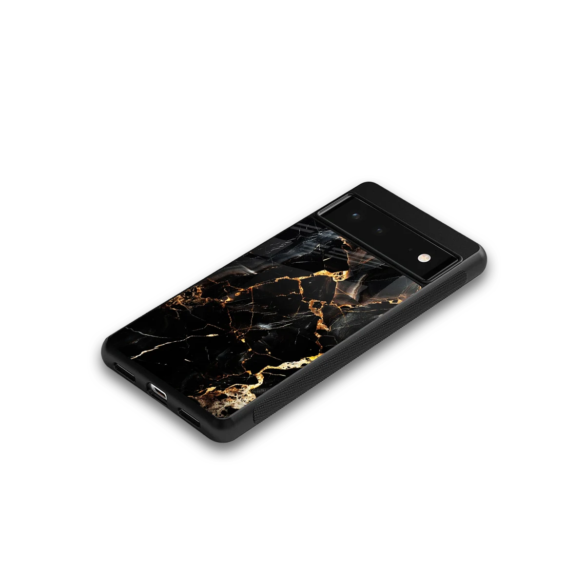Golden Obsidian google pixel 6 mobile cover | shockproof glass phone case