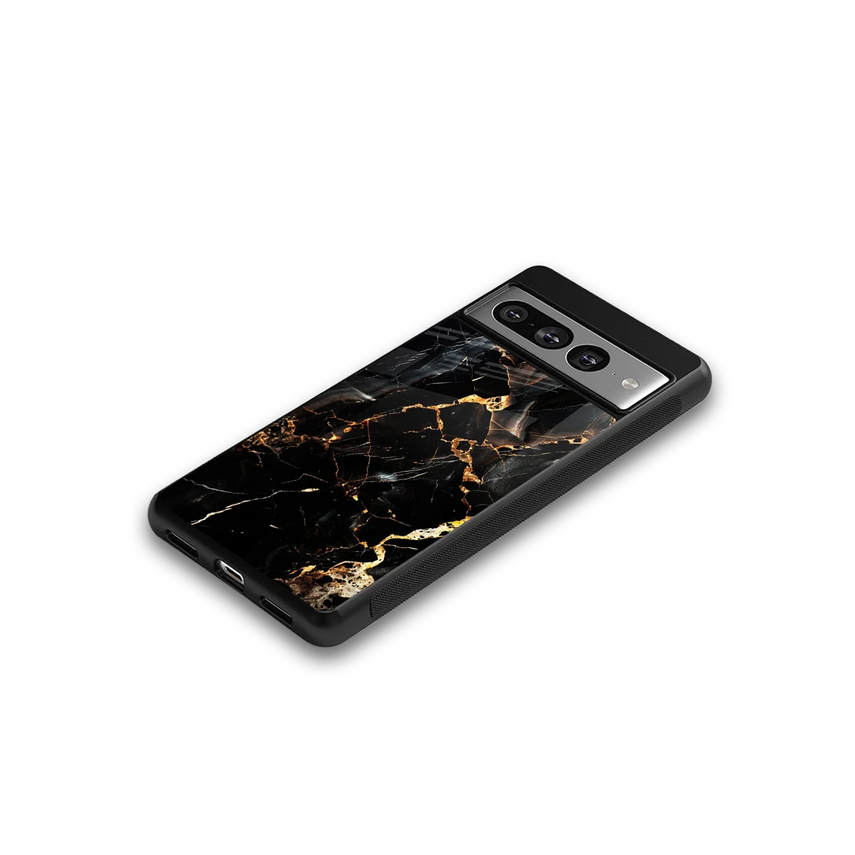 Golden Obsidian google pixel 7 pro mobile cover | shockproof glass phone case