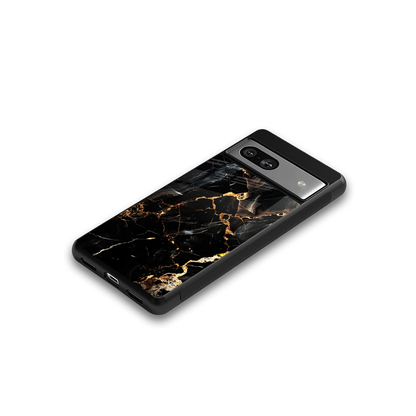 Golden Obsidian google pixel 7 mobile cover | shockproof glass phone case