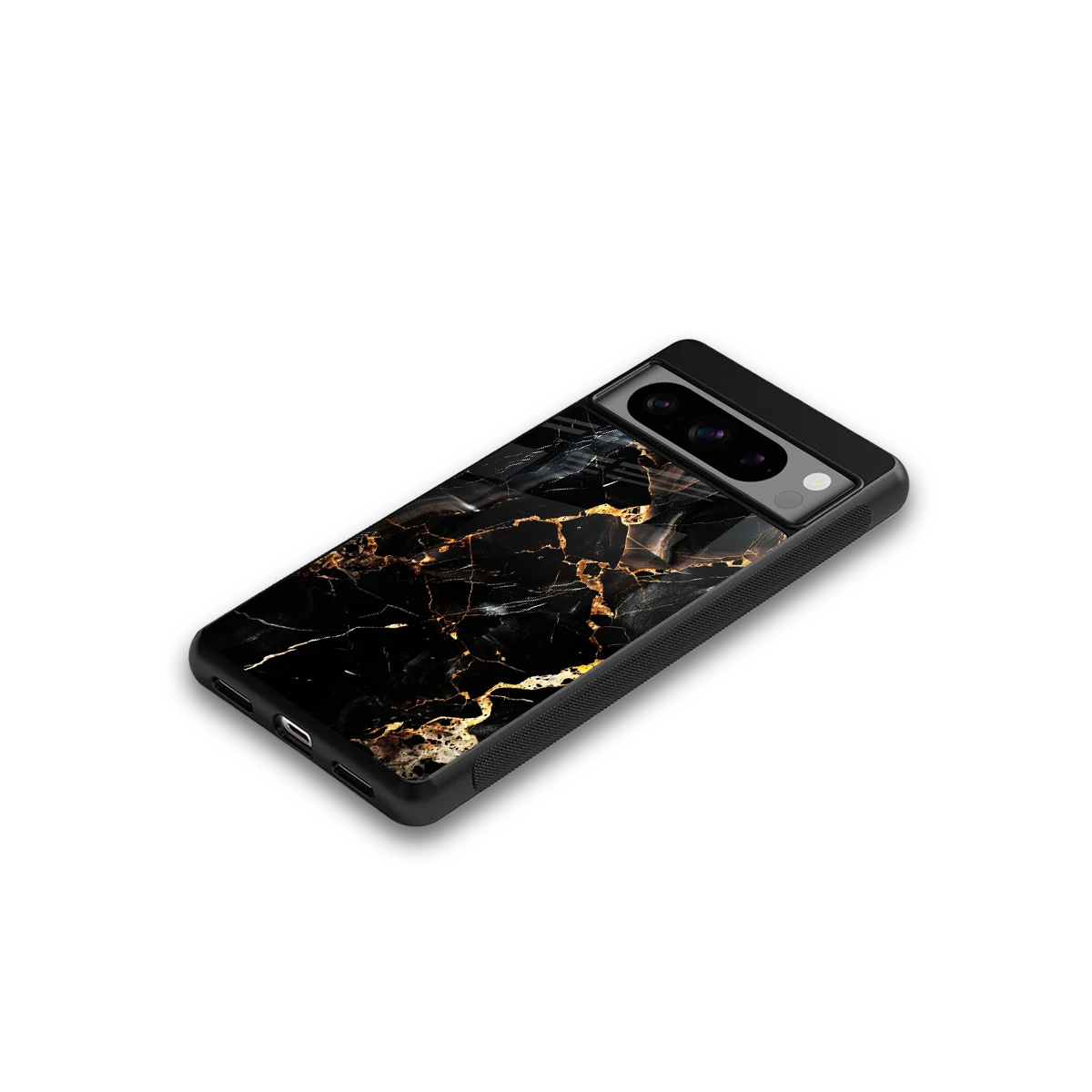 Golden Obsidian google pixel 8 pro mobile cover | shockproof glass phone case