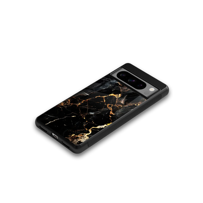 Golden Obsidian google pixel 8 pro mobile cover | shockproof glass phone case