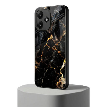 Golden Obsidian redmi 12 5g mobile cover | shockproof glass phone case