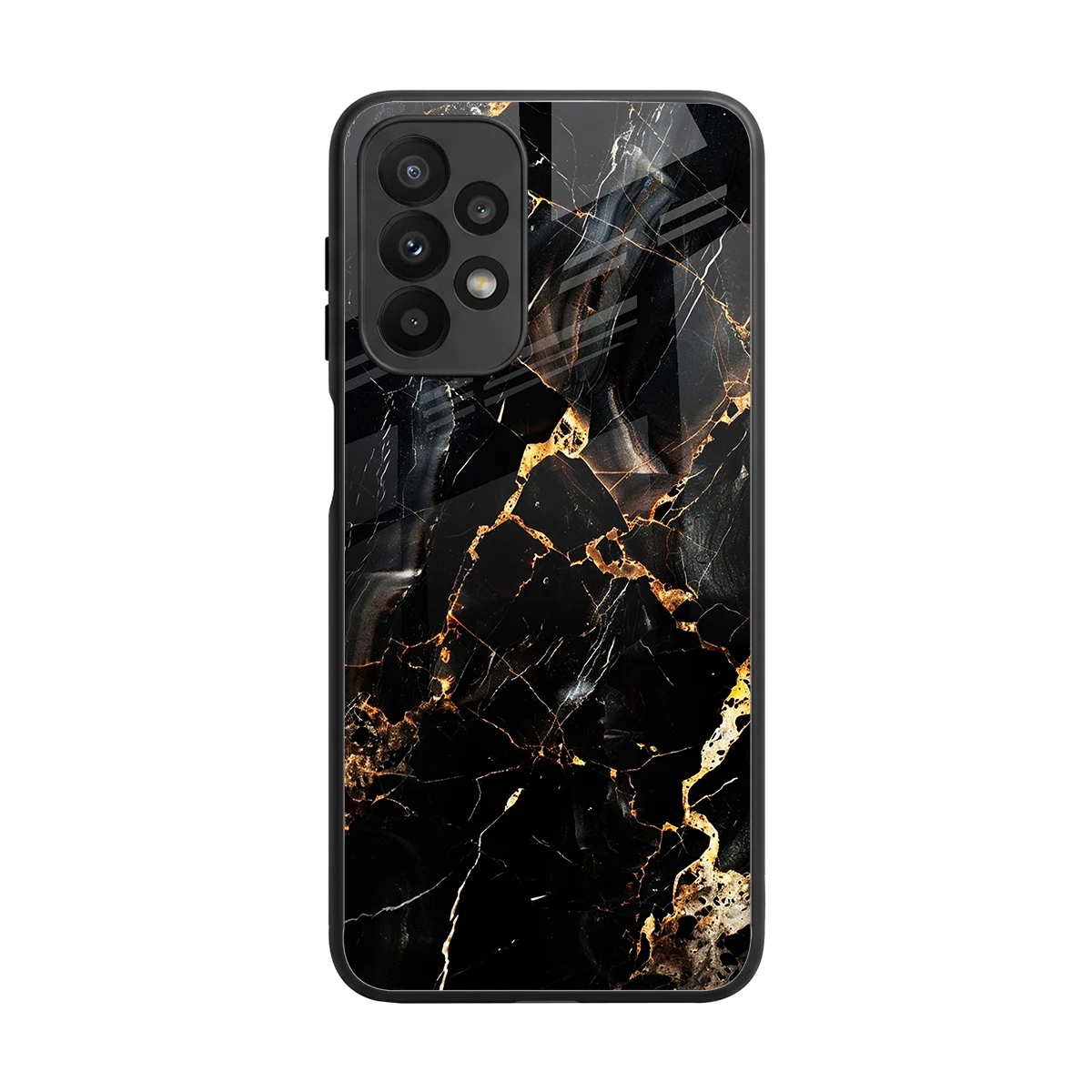 Golden Obsidian back phone cover | glass case for samsung galaxy a23