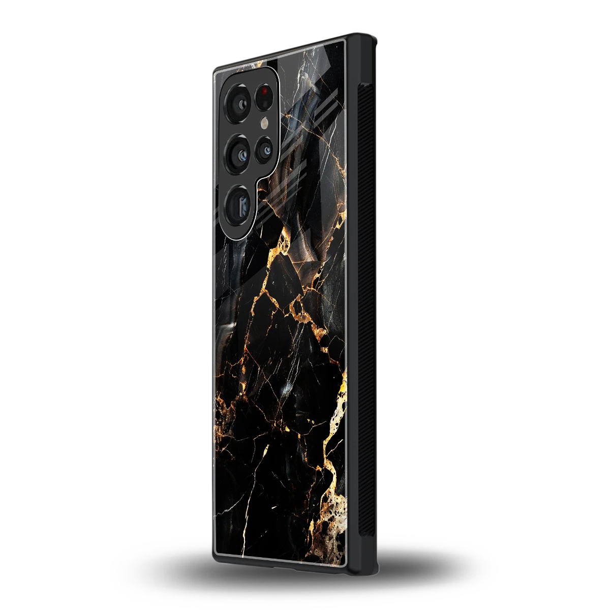 Golden Obsidian samsung galaxy s24 ultra mobile cover | shockproof glass phone case