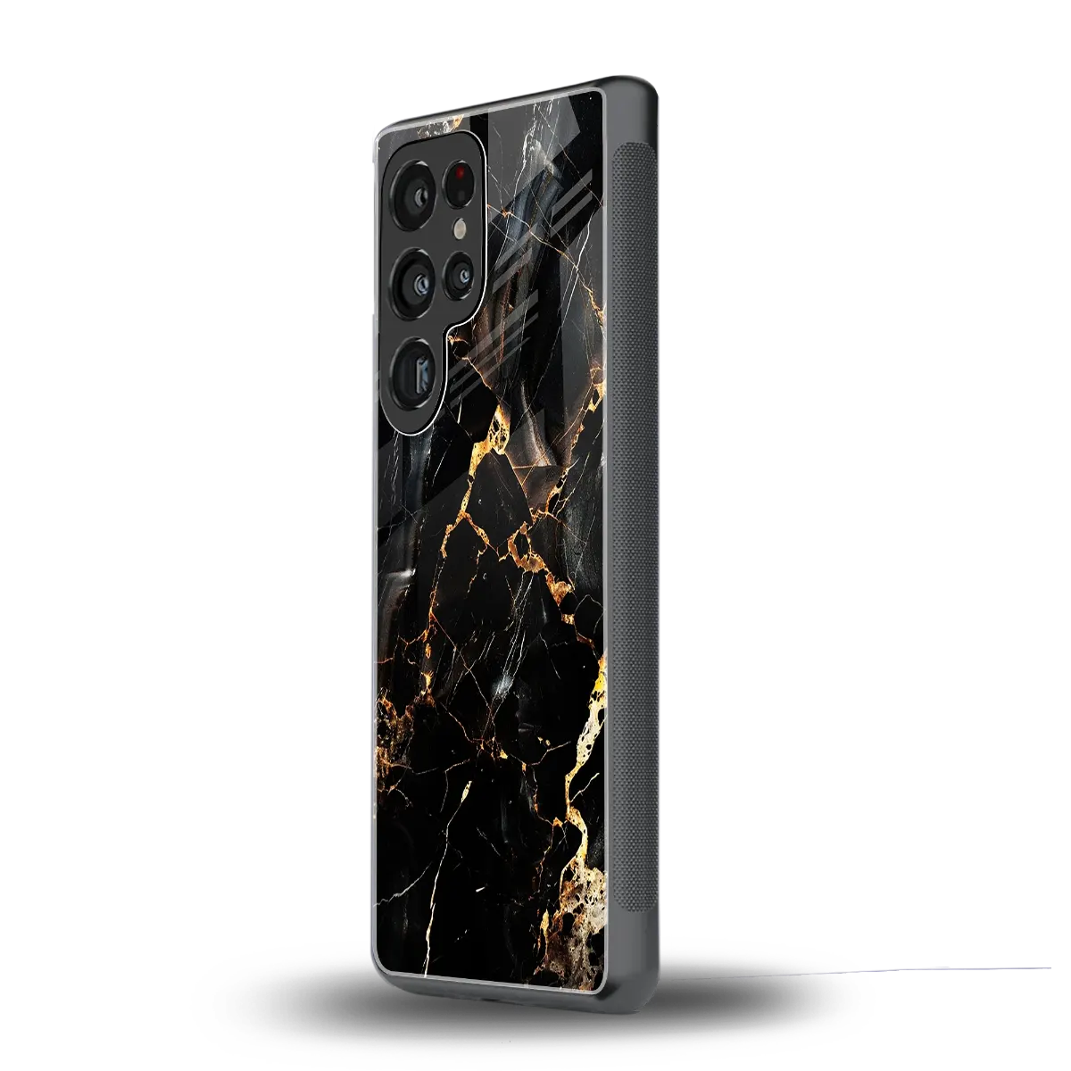 Golden Obsidian samsung galaxy s25 ultra mobile cover | shockproof glass phone case