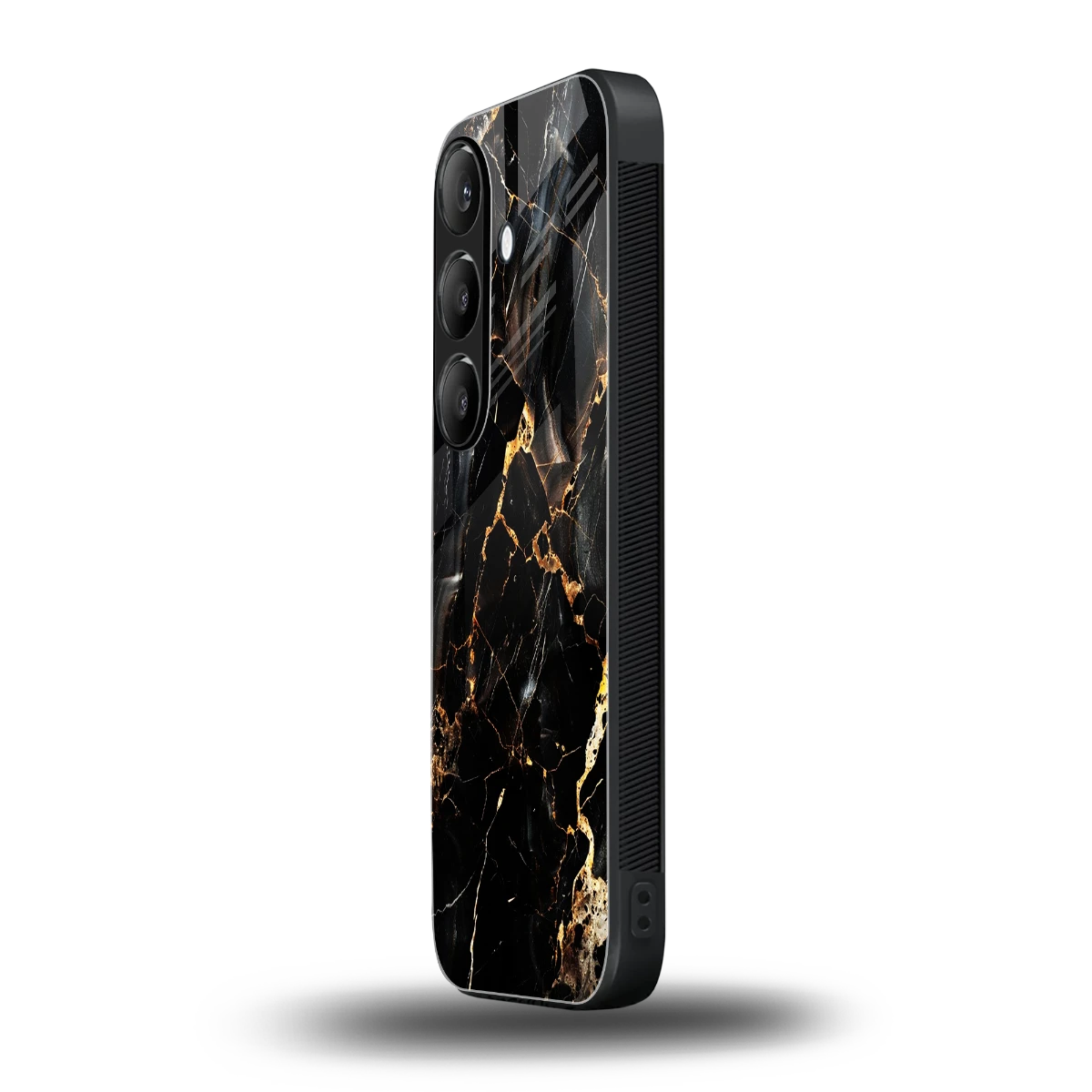 Golden Obsidian samsung galaxy s24 mobile cover | shockproof glass phone case