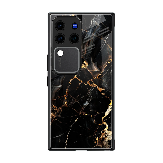 Golden Obsidian back phone cover | glass case forvivo v30 pro