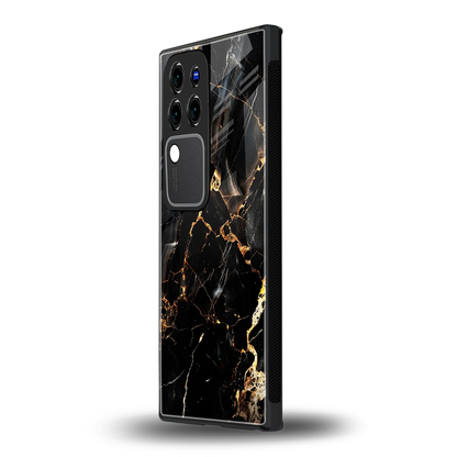 Golden Obsidianvivo v30 pro mobile cover | shockproof glass phone case
