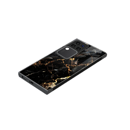 Golden Obsidian stylish phone case forvivo v30 pro | glossy glass and slim fit