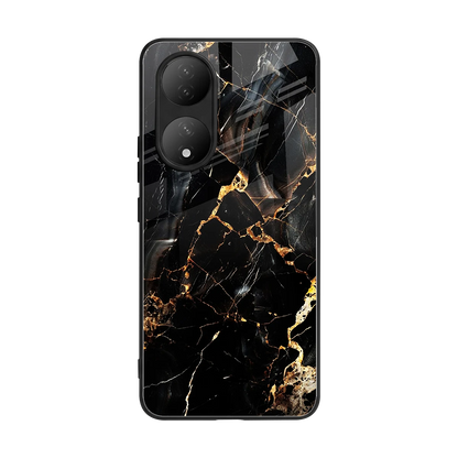 Golden Obsidian back phone cover | glass case for Vivo-y100