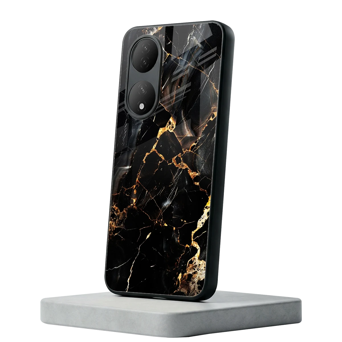 Golden Obsidian Vivo-y100 mobile cover | shockproof glass phone case