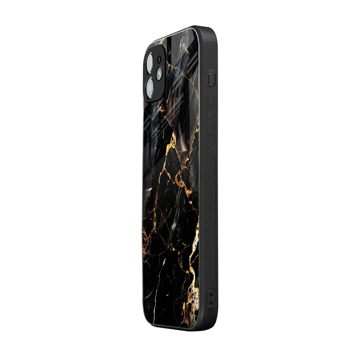 Golden Obsidian iphone 12 mobile cover | shockproof glass phone case