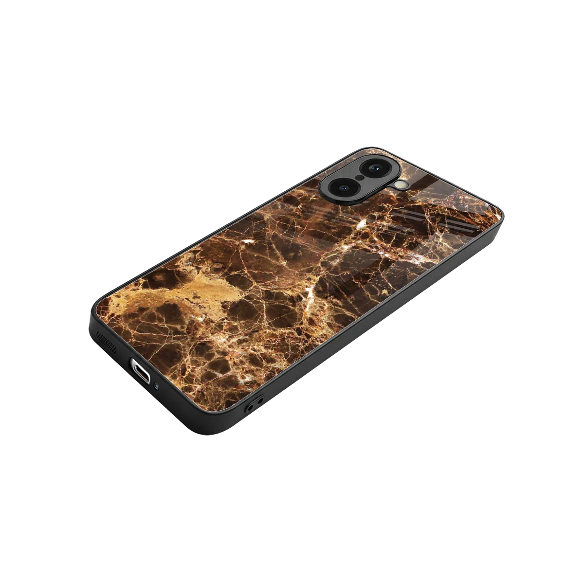 Golden Roots stylish phone case for oneplus nord ce5 5g | glossy glass and slim fit