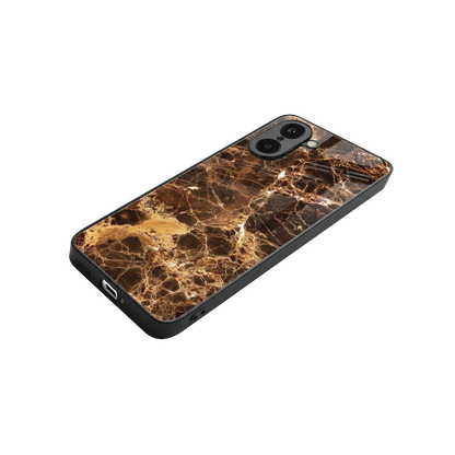 Golden Roots stylish phone case for oneplus nord ce5 5g | glossy glass and slim fit