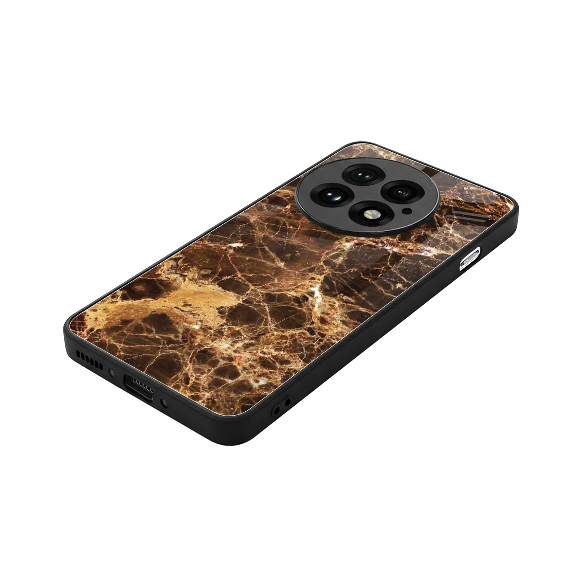 Golden Roots stylish phone case for oneplus 13 | glossy glass and slim fit