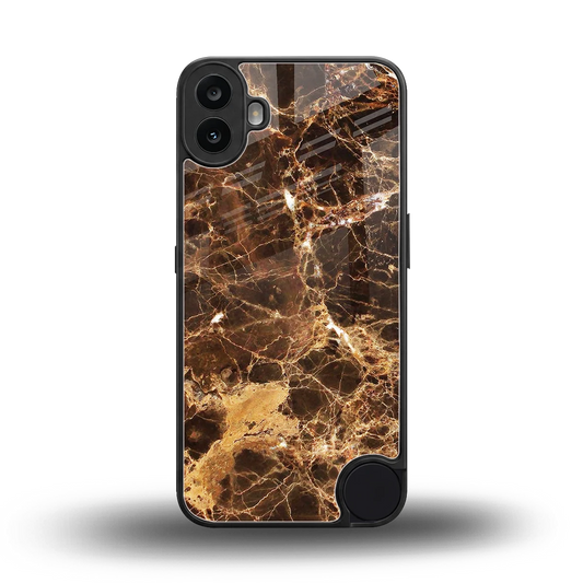 Golden Roots back phone cover | glass case for cmf nothing phone 1