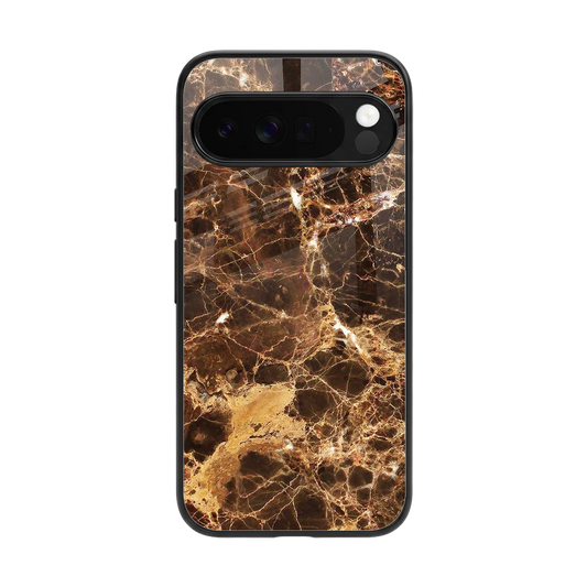 Golden Roots back phone cover | glass case for google pixel 10 pro xl