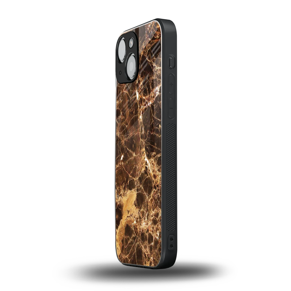 Golden Roots iphone 13 mini mobile cover | shockproof glass phone case