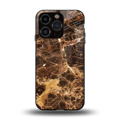 Golden Roots back phone cover | glass case for iphone 12 pro