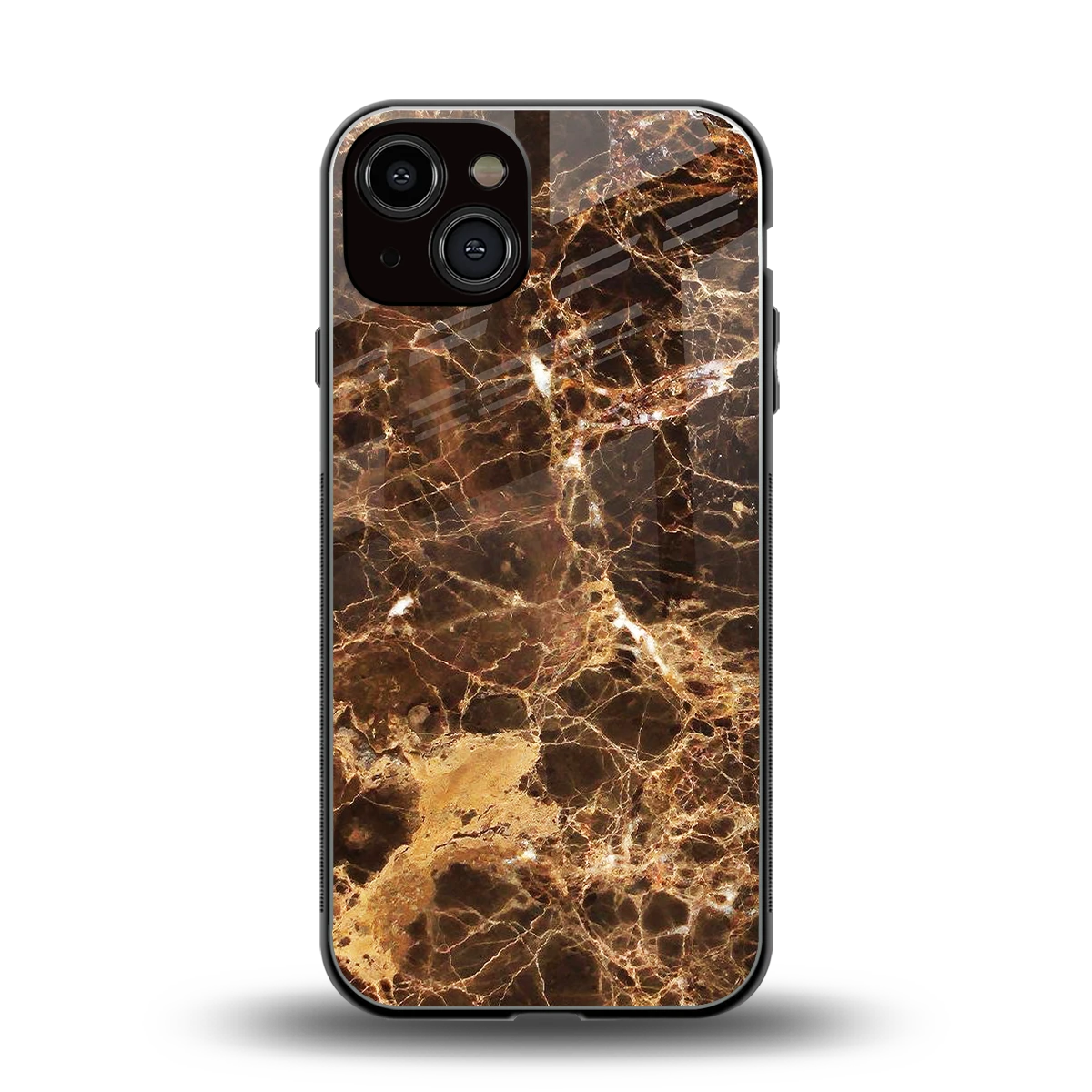Golden Roots back phone cover | glass case for iphone 13