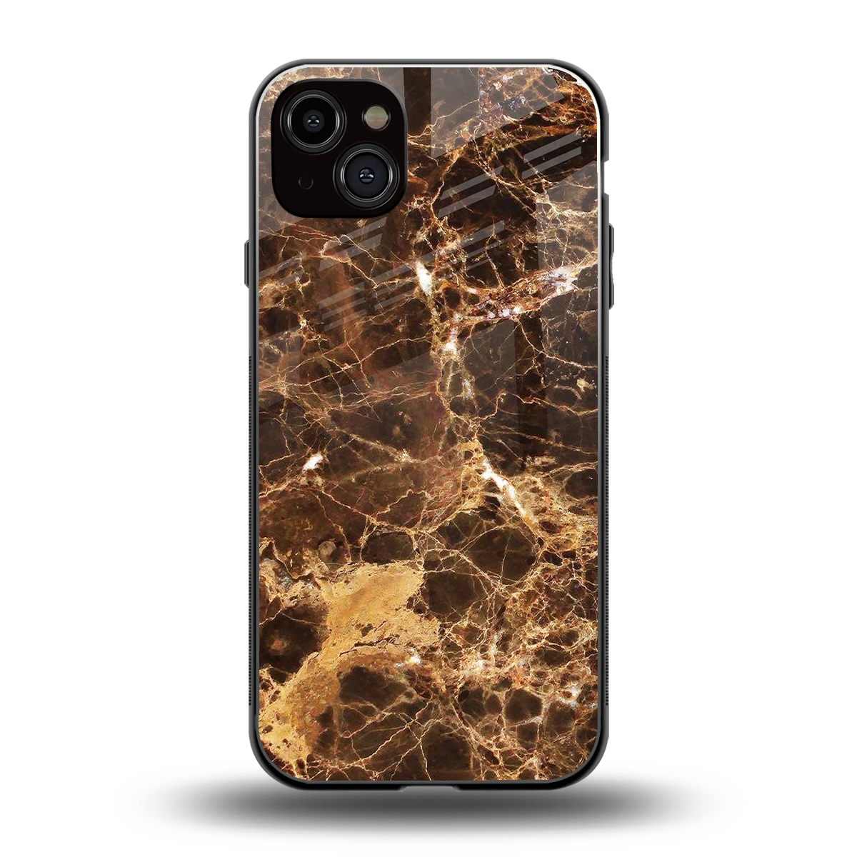 Golden Roots back phone cover | glass case for iphone 14 plus