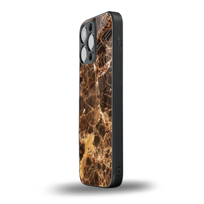 Golden Roots iphone 15 pro max mobile cover | shockproof glass phone case