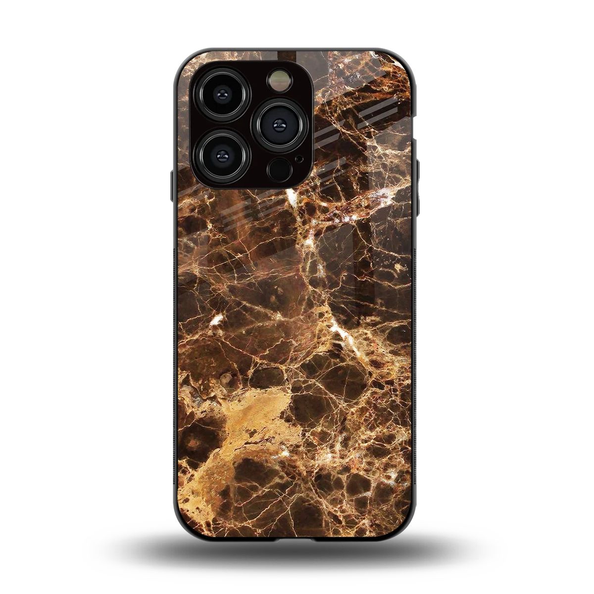 Golden Roots back phone cover | glass case for iphone 15 pro