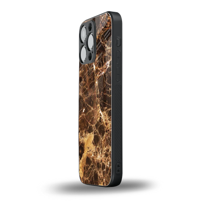 Golden Roots iphone 16 pro max mobile cover | shockproof glass phone case