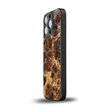 Golden Roots iphone 16 pro mobile cover | shockproof glass phone case