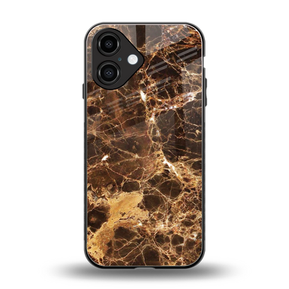 Golden Roots back phone cover | glass case for iphone 16
