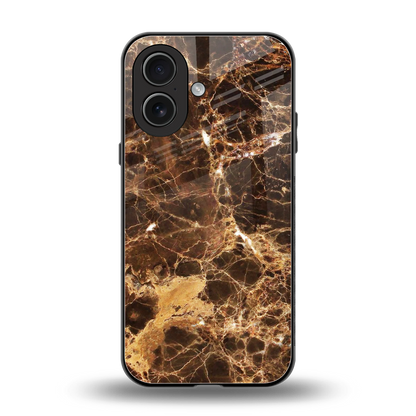 Golden Roots back phone cover | glass case for iphone 17