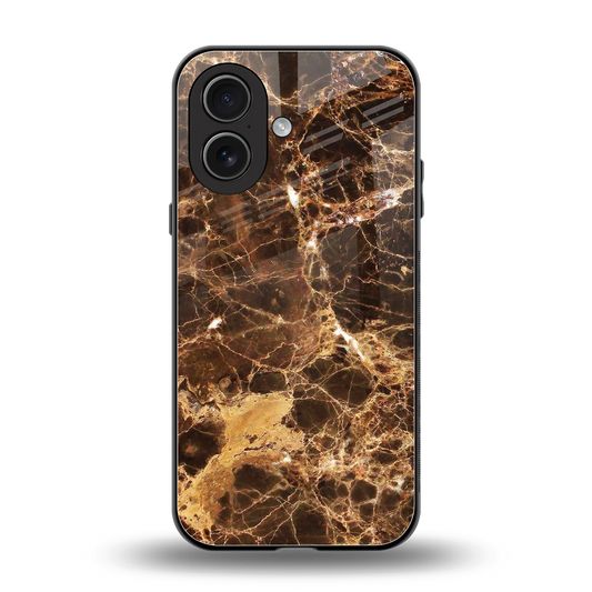 Golden Roots back phone cover | glass case for iphone 17