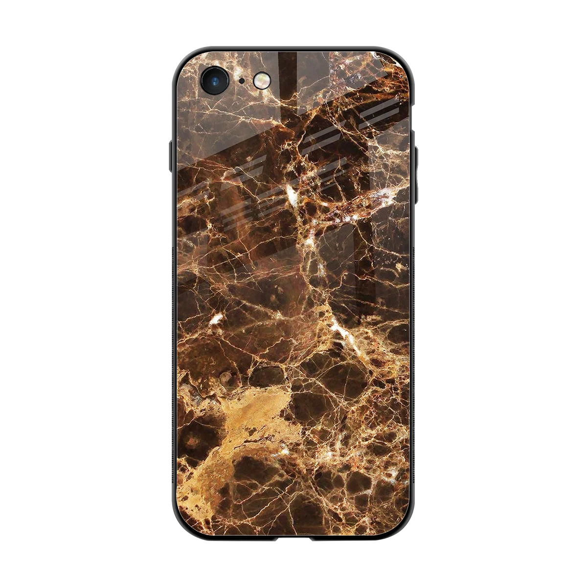 Golden Roots back phone cover | glass case for iphone 7