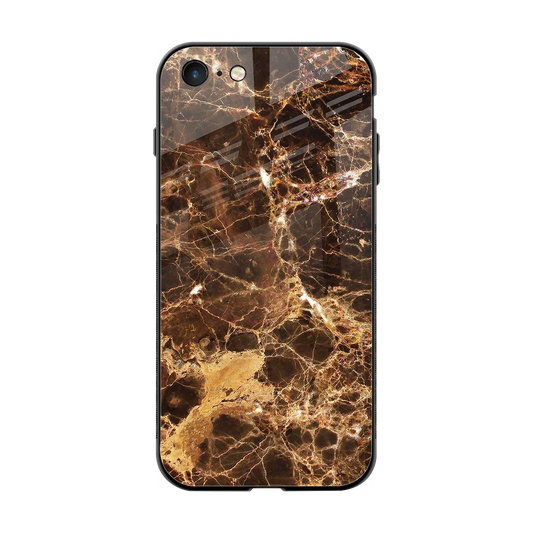 Golden Roots back phone cover | glass case for iphone 7