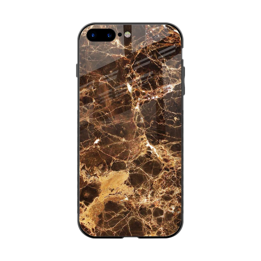 Golden Roots back phone cover | glass case for iphone 8 plus