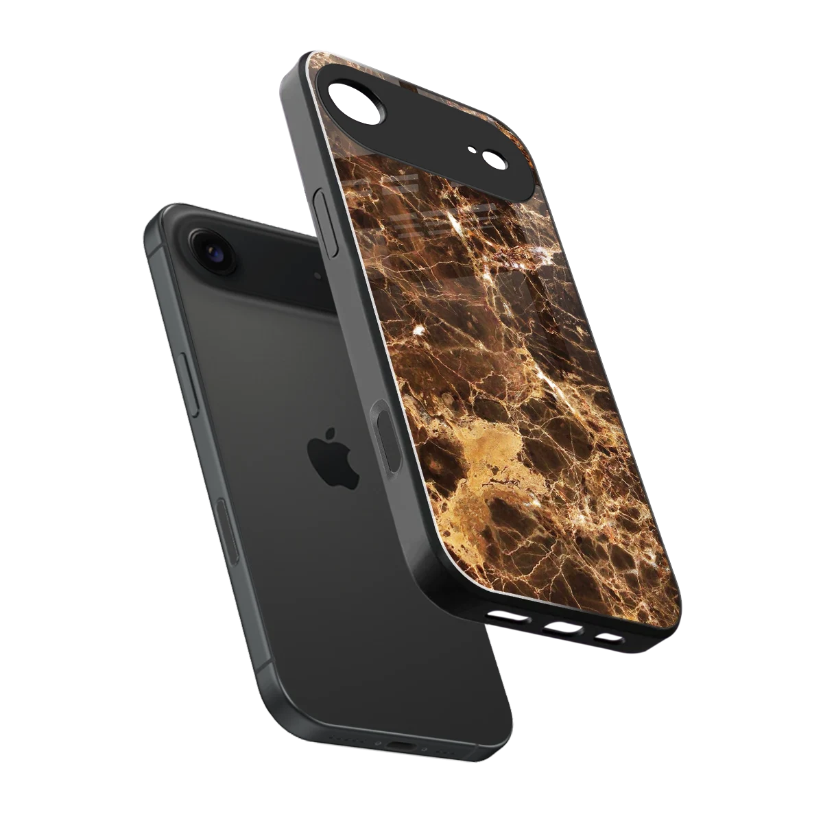 Golden Roots sleek iphone air cover with tempered glass back and TPU edges