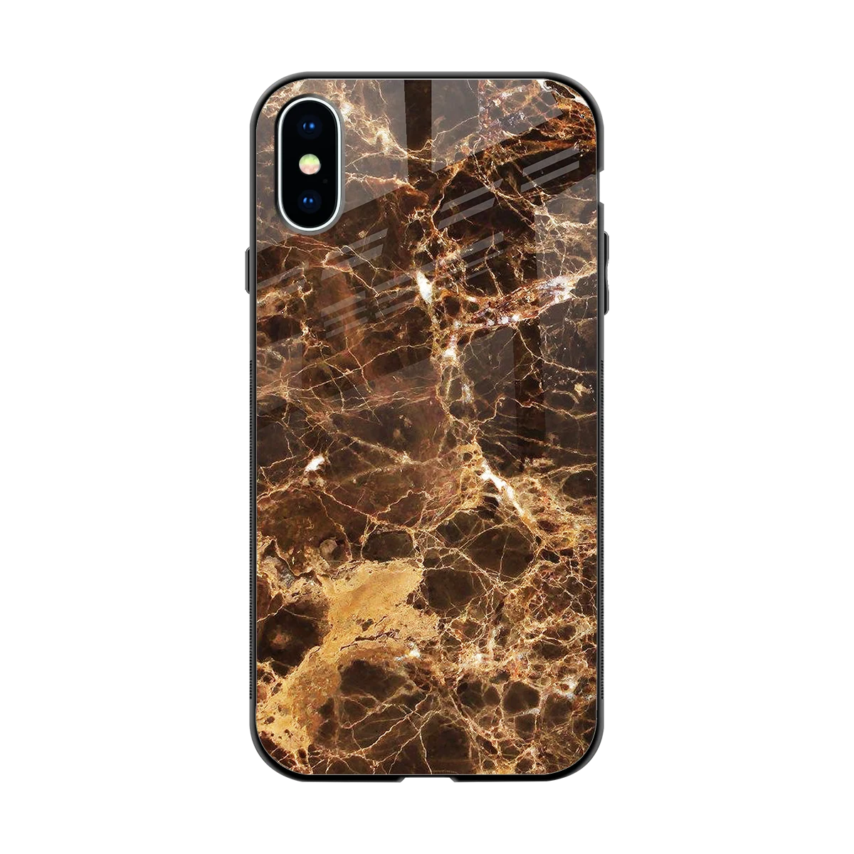 Golden Roots back phone cover | glass case for iphone x
